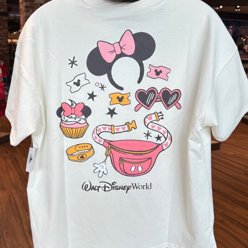 Disney Parks On My Way To A Magical Day Tee Tshirt Pink Cupcake Minnie Ears